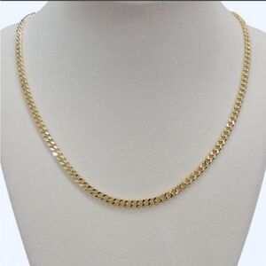 18K Gold Plated Cuban Link Necklace